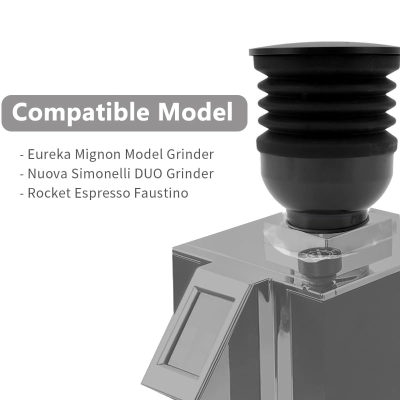 Eureka Mignon Single Dose Coffee Hopper - 2-in-1 Design for Coffee Grounds Removal & Bean Storage | Perfect for Home Baristas & Specialty Coffee Enthusiasts