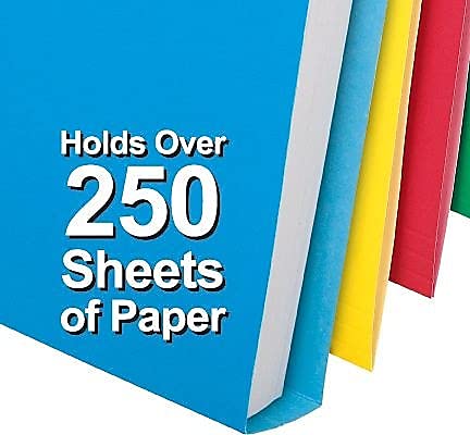 Pendaflex Double Stuff File Folders - Letter Size Manila Folders (50 per Box, 54459EE) - Perfect for Office Organization, Document Storage & Filing Systems