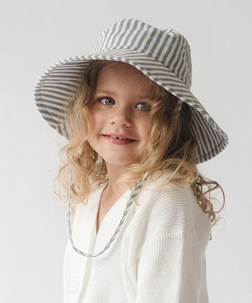 Rhode Kids Bucket Hat for Boys & Girls - UPF 50+ Sun Protection, Adjustable Chin Strap - Perfect for Beach, Pool, Outdoor Play & Summer Activities