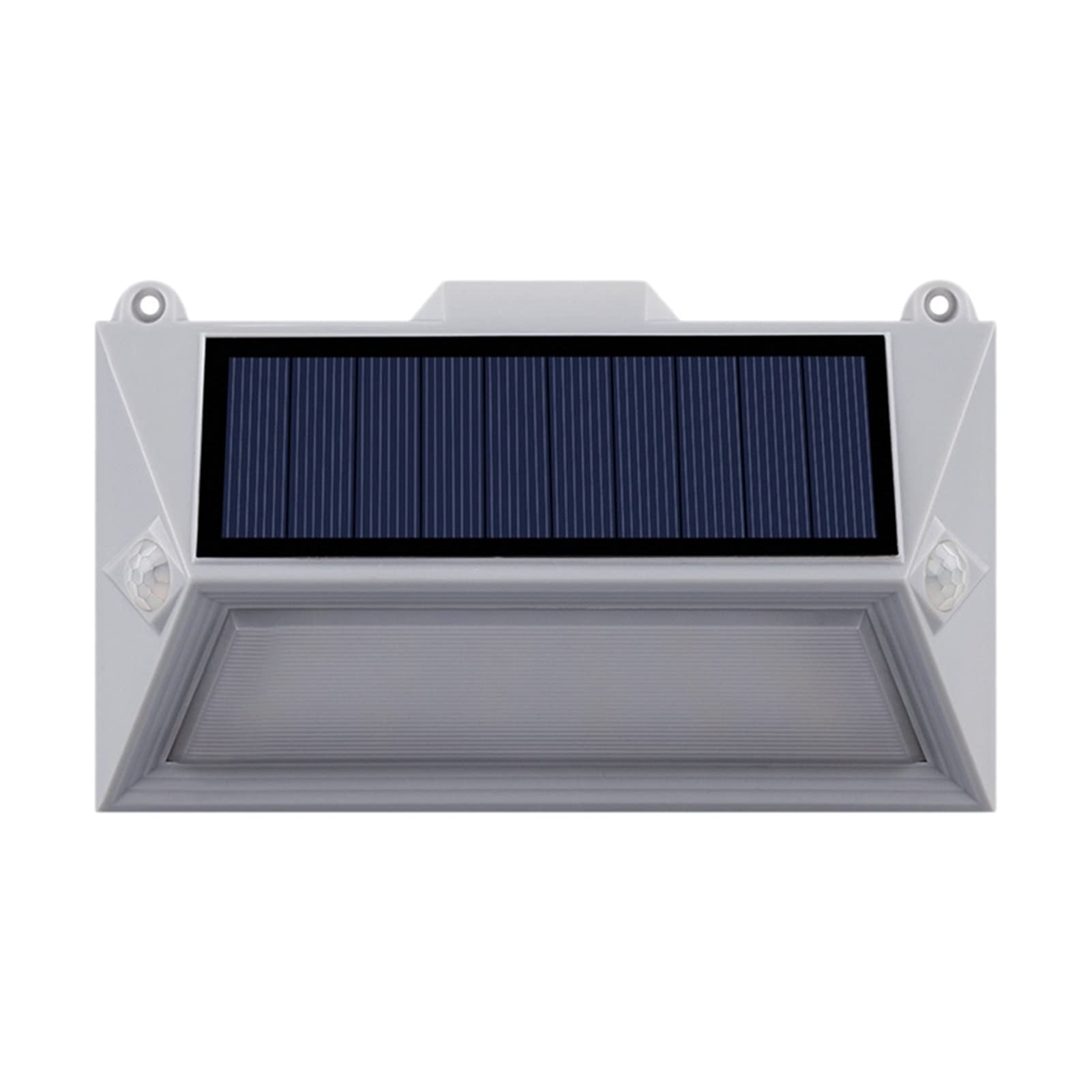 Solar Wall Lamp Waterproof Outdoor - Human Body Motion Sensor Light for Courtyard, Fence, Terrace, Stairs - Energy Saving Solar Powered Landscape Lighting for Garden, Patio, Pathway