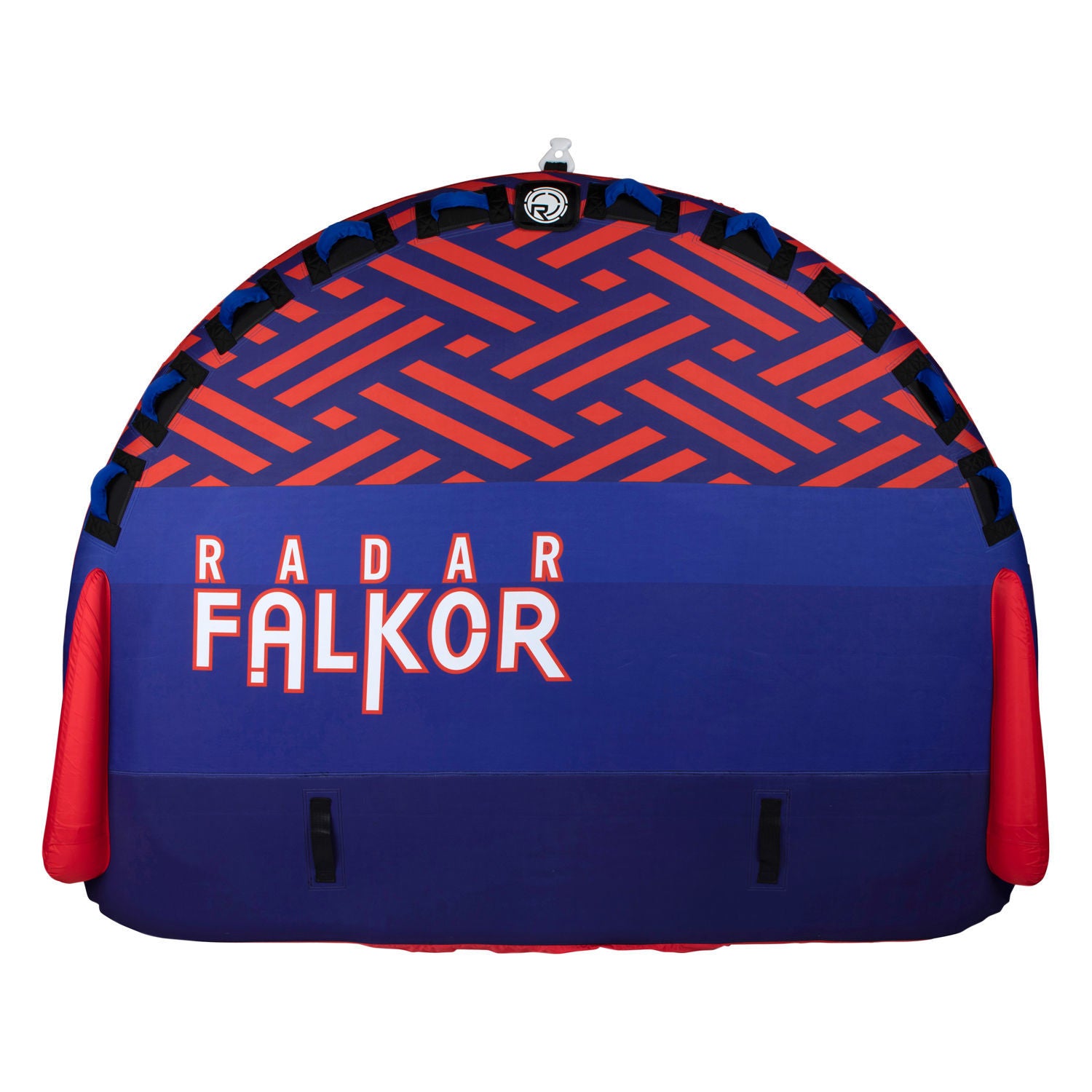 Radar Falkor Marshmallow Top Towable Tube - 4 Person Inflatable Water Tube for Boating, Lake & Beach Fun - Perfect for Family Rafting and Summer Water Activities