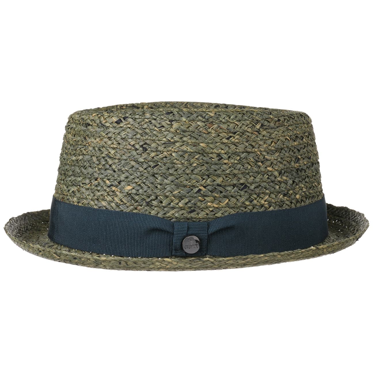Lierys Women's Burney Porkpie Raffia Straw Hat - Summer Beach Sun Hat for Outdoor Activities, Travel, and Casual Wear