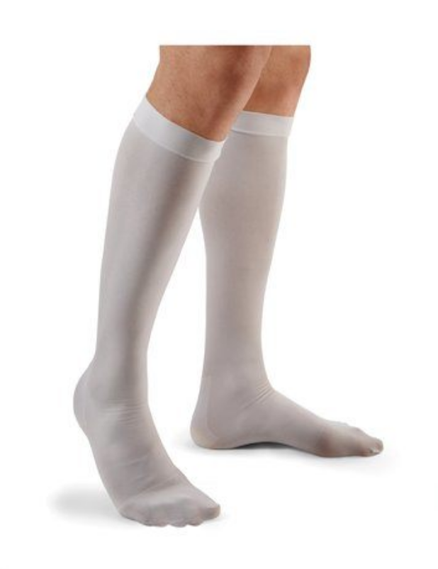 Futuro 71059EN Anti-Embolism Compression Stockings - 1 Pair - Medical Grade Support for Circulation & Swelling Relief - Ideal for Post-Surgery, Travel & Pregnancy