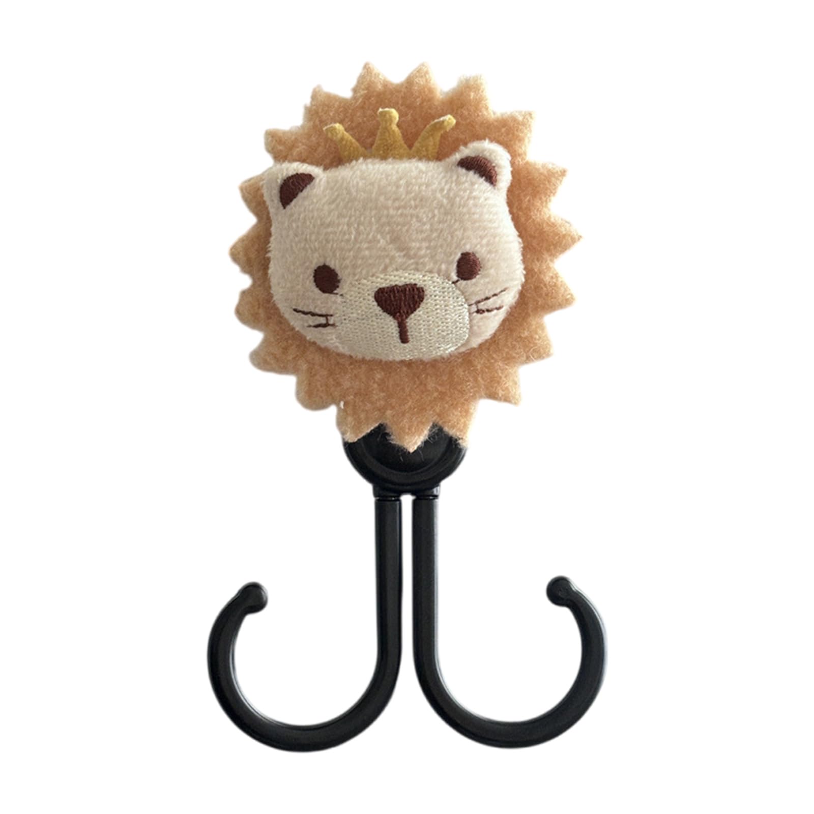 Cartoon Animal Double Hook for Diaper Bags & Shopping Bags - Baby Stroller Organizer Clip for Prams, Car Seats & Grocery Carts - Perfect for Diaper Storage, Shopping Trips & On-the-Go Organization