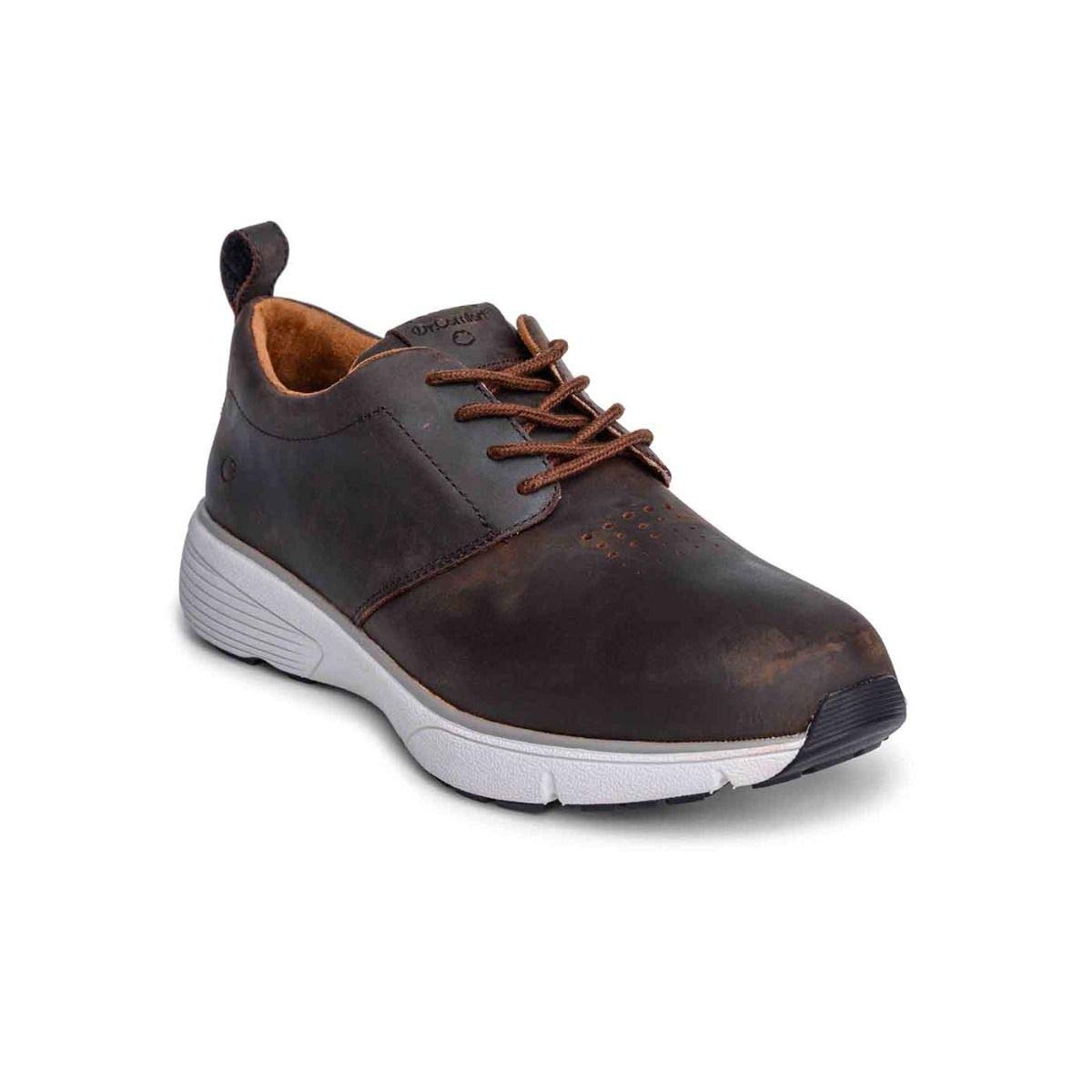 Dr. Comfort Roger Diabetic Shoes for Men - Leather Therapeutic Walking Shoes with Gel Inserts for Foot Pain Relief | Ideal for Diabetic Patients & Daily Comfort