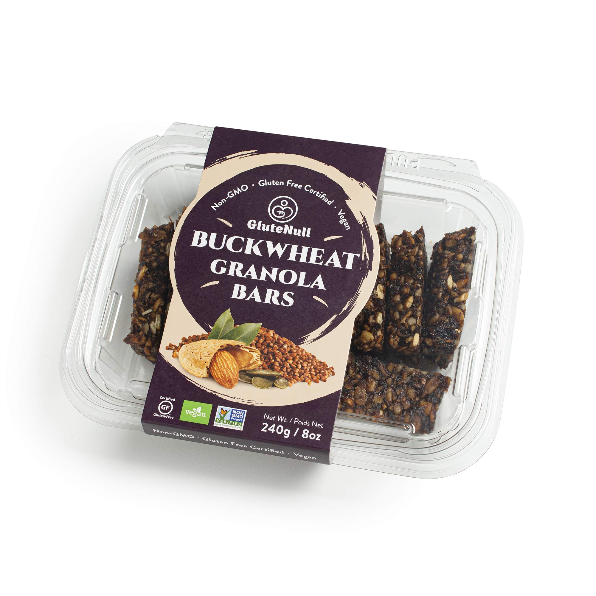 Organic Gluten-Free Vegan Buckwheat Granola Bar - Healthy Snack for Hiking, Workouts & On-the-Go Energy Boost
