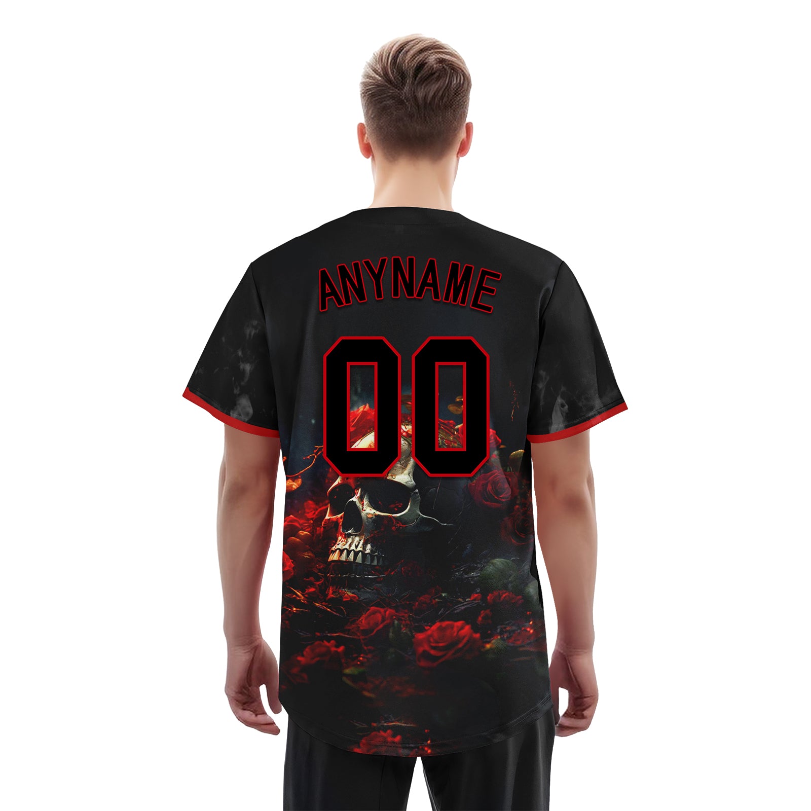 Custom Gothic Personalized Authentic Baseball Jersey BSBJ01 E06003 - Vintage Style Sports Apparel for Baseball Games, Cosplay & Gothic Fashion