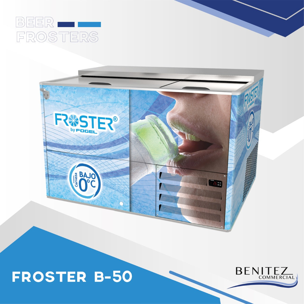 Premium Beer Frosters B 50 - Keep Your Beer Cold for Hours | Perfect for Parties, BBQs, and Outdoor Events