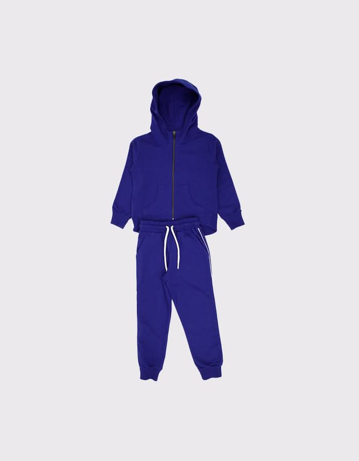 Kids Zippered Hoodie and Sweatpants Set - Cozy Fleece Loungewear for Boys & Girls - Perfect for Playdates, School, and Home Comfort