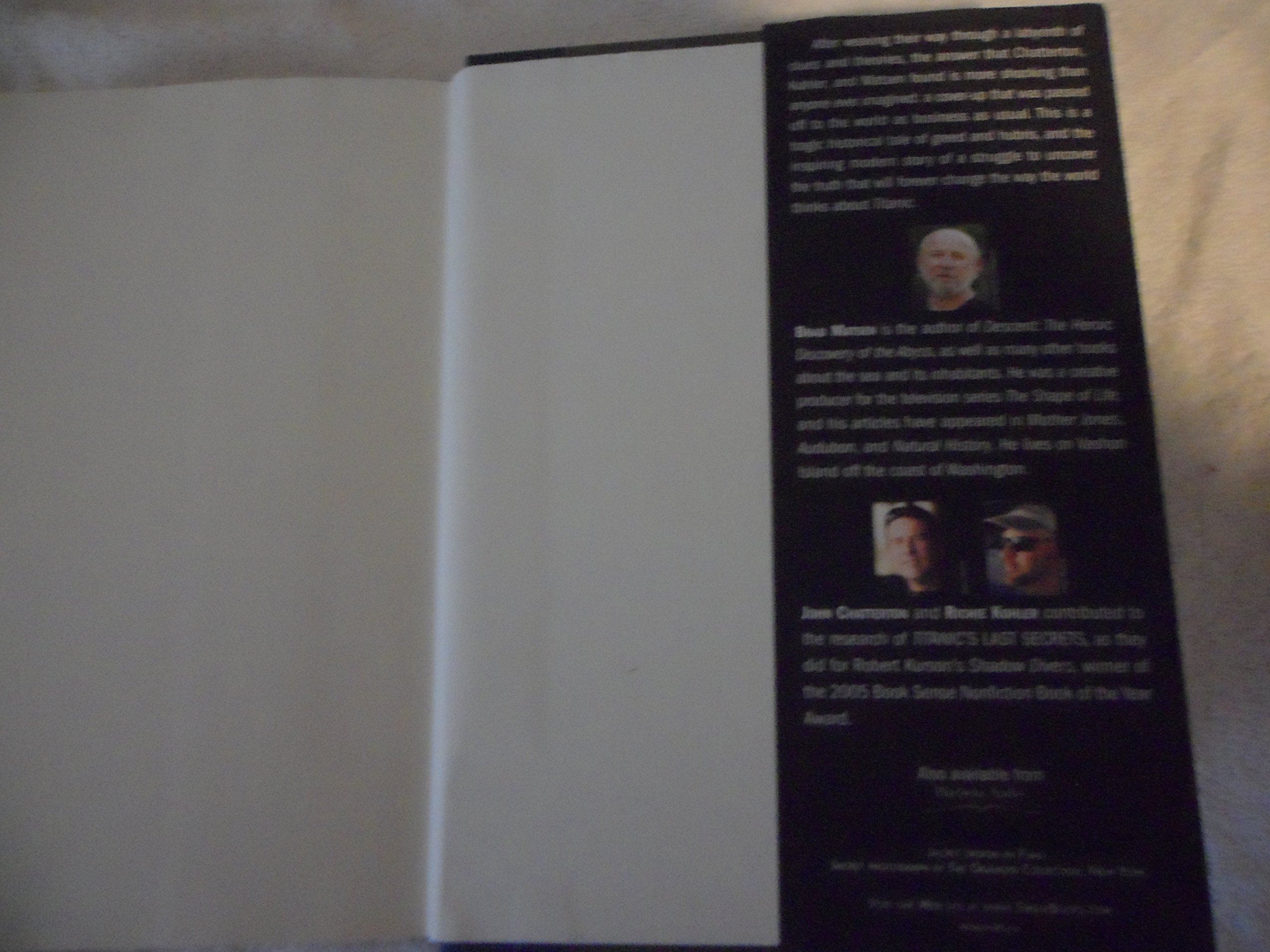 Titanic's Last Secrets: The Further Adventures of Shadow Divers John Chatterton & Richie Kohler - Underwater Exploration Book for Marine History Enthusiasts