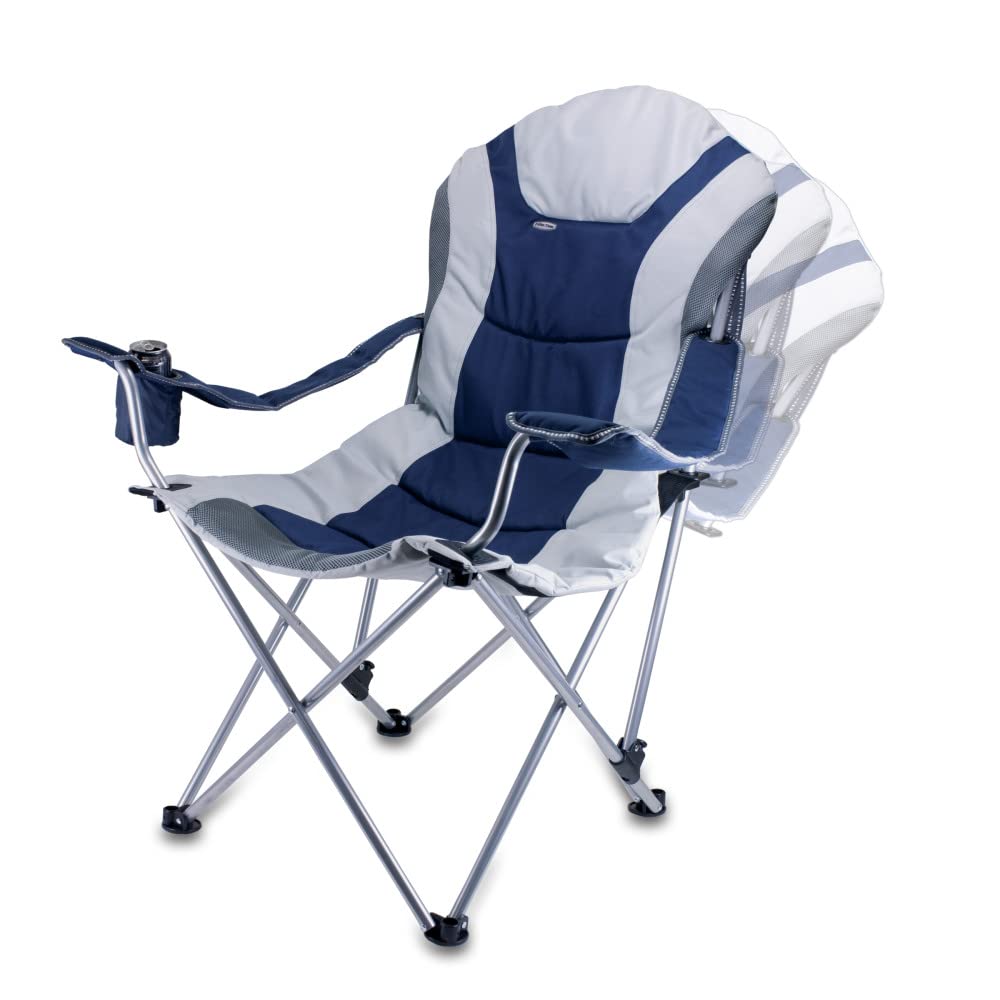 PICNIC TIME NCAA Arkansas Razorbacks Folding Reclining Camp Chair - Portable Beach Chair for Adults with Carry Bag - Perfect for Tailgating, Camping, and Outdoor Events