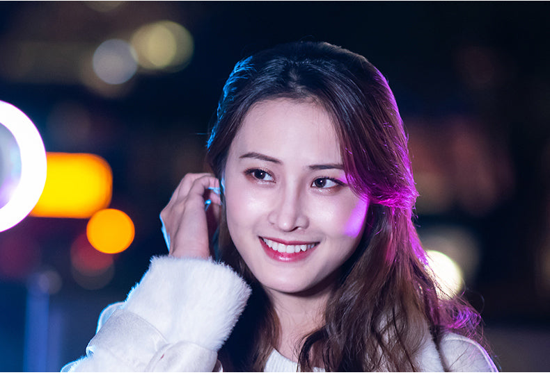 Godox R1 RGB Round LED Photography Light - Portable Continuous Lighting for YouTube, Vlogging, Studio & Product Photography