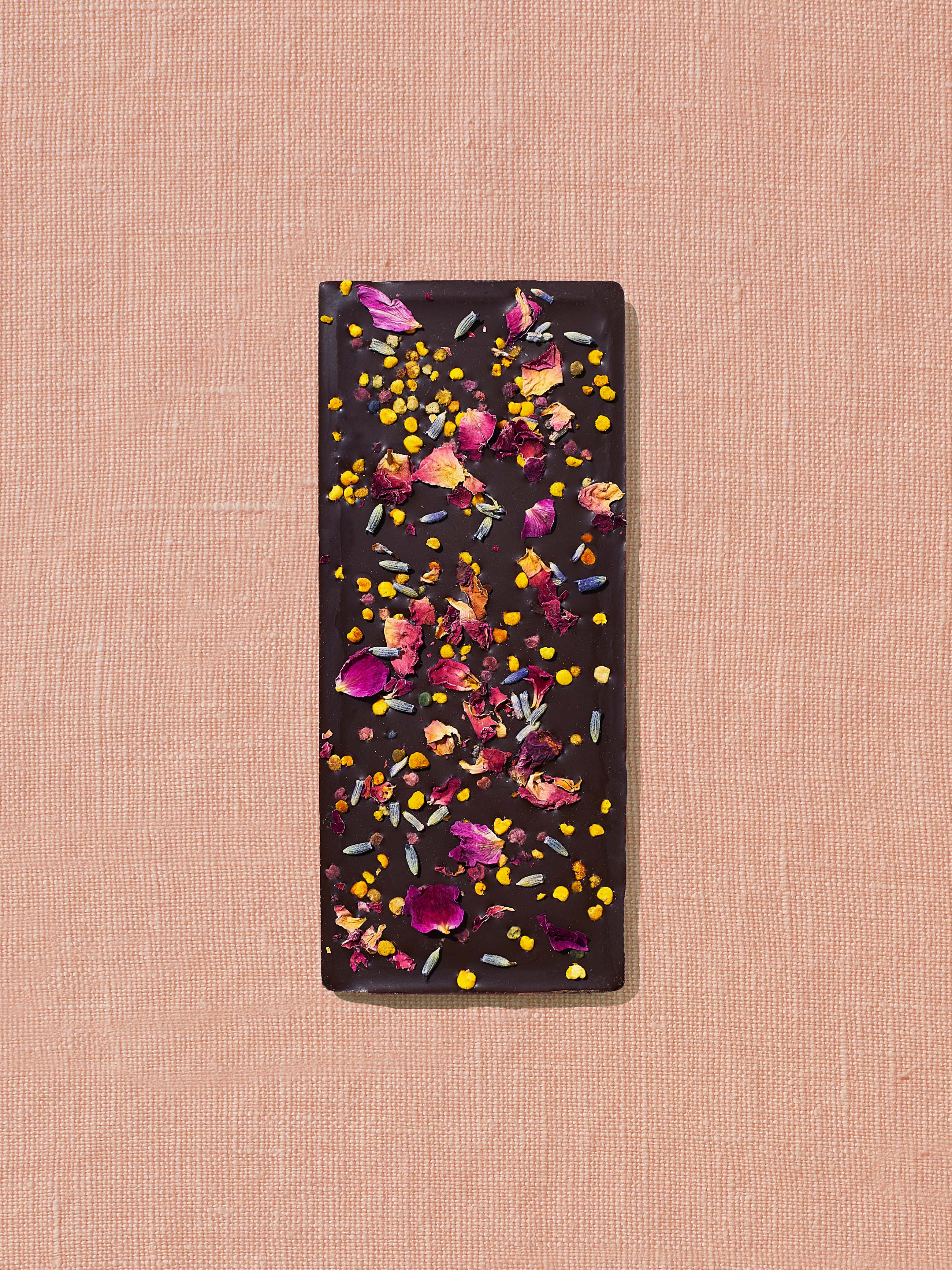 Organic Lavender Rose Infused Dark Chocolate with Natural Sweeteners - Perfect for Romantic Dates, Gifts & Relaxation Moments