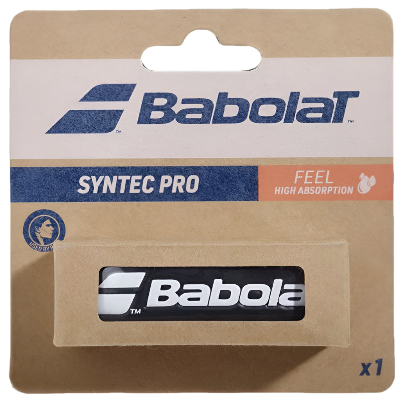 Babolat Syntec Pro Replacement Tennis Grip - Premium Overgrip for Enhanced Comfort & Sweat Absorption | Perfect for Tennis Players & Racquet Sports Enthusiasts
