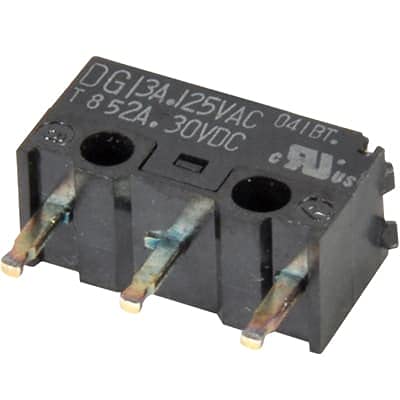 Zf Electronics DG13B1Aa Micro Switch (6 Pack) - High Precision, Durable SPDT Miniature Switch for Appliances, Automotive, and Industrial Use - Perfect for Control Panels, Vending Machines, and DIY Projects