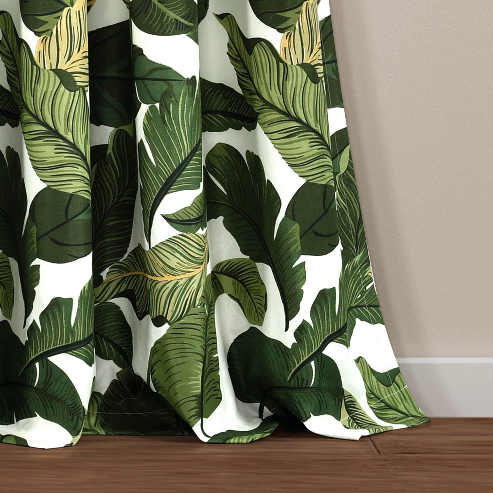 Tropical Paradise Window Curtain Panel Set - Vibrant Floral Print Blackout Drapes for Living Room & Bedroom - Perfect for Beach House Decor, Vacation Rental & Coastal Style Homes