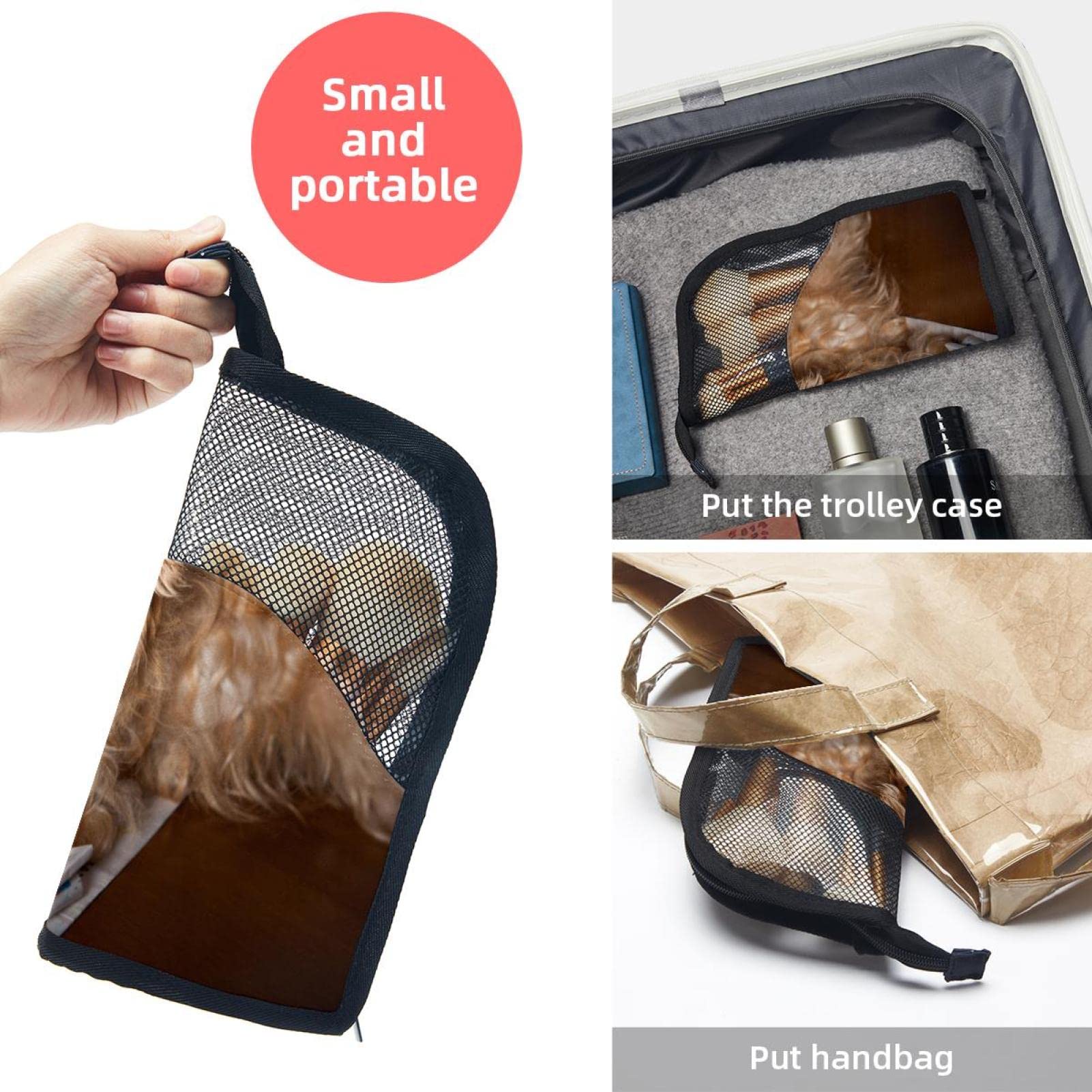 12-Piece Makeup Brush Organizer Bag with Portable Case - Waterproof Cosmetic Brush Holder for Travel & Home Storage - Perfect for Makeup Artists & Beauty Enthusiasts
