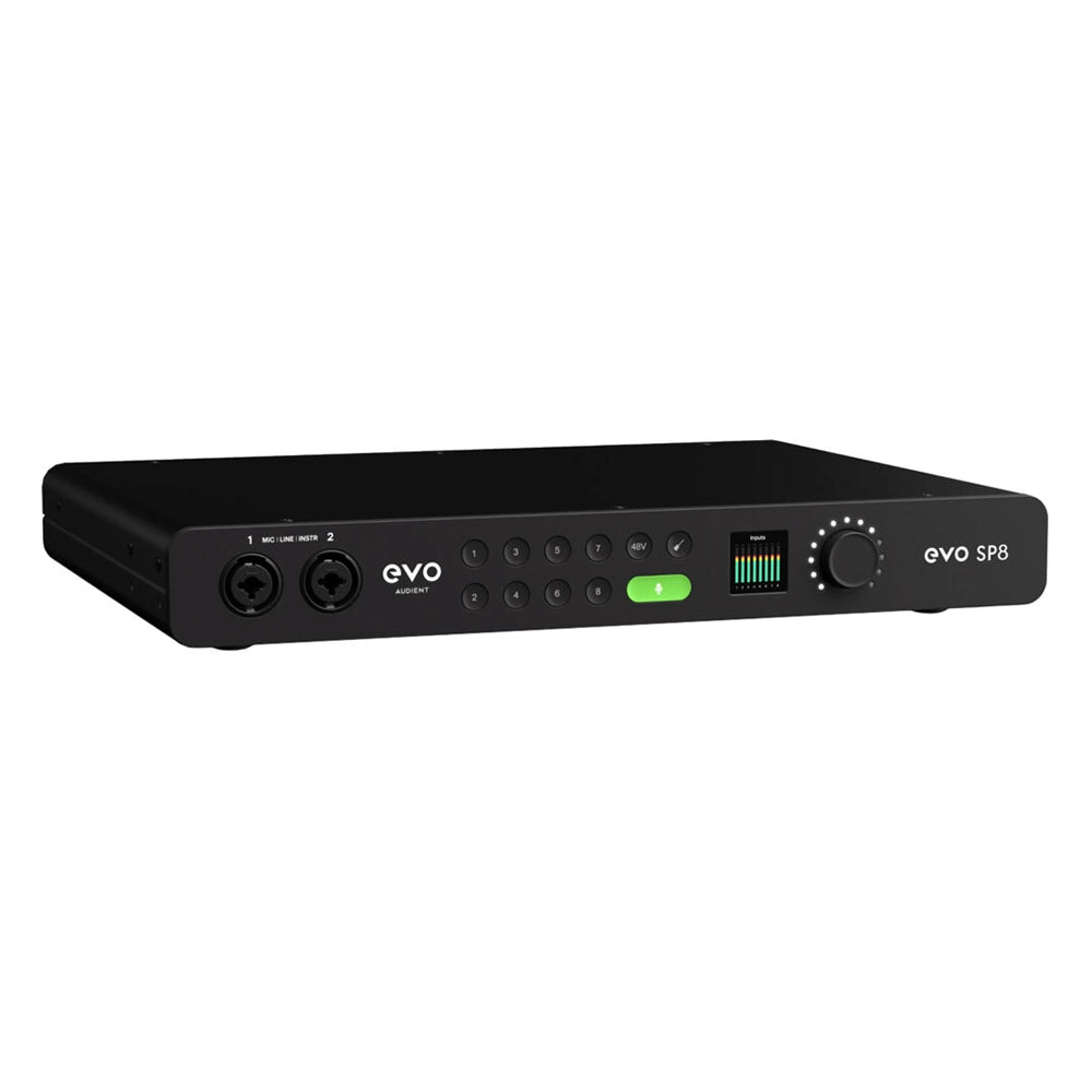 Audient Evo SP8 Smart Preamp - Professional USB Audio Interface for Home Studio Recording, Podcasting & Music Production | Perfect for Vocals, Instruments & Streaming