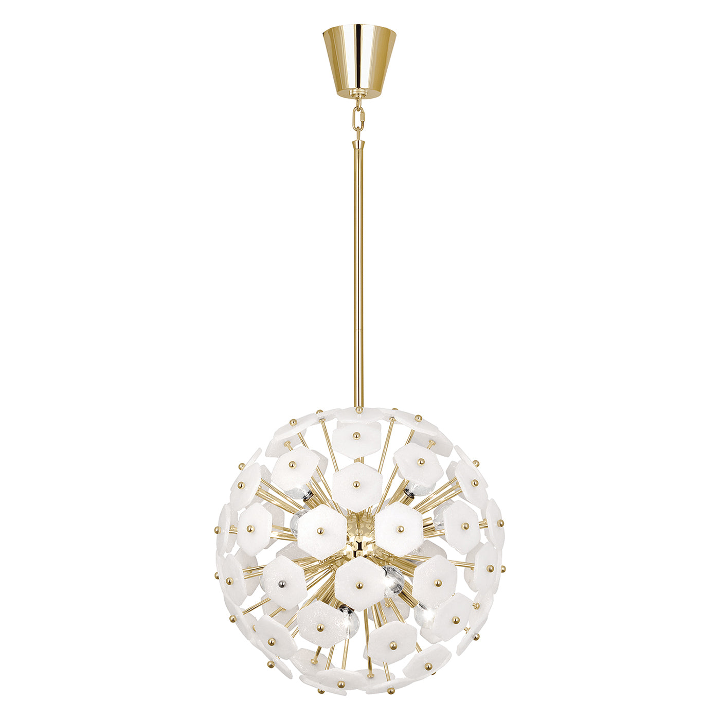 Elegant Vienna Globe Chandelier - Crystal Glass Ceiling Light Fixture for Dining Room, Living Room & Bedroom Decor | Perfect for Home, Hotel & Wedding Venue Lighting