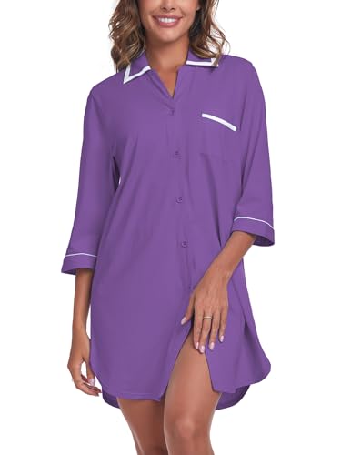 Z7-violet - Button Up