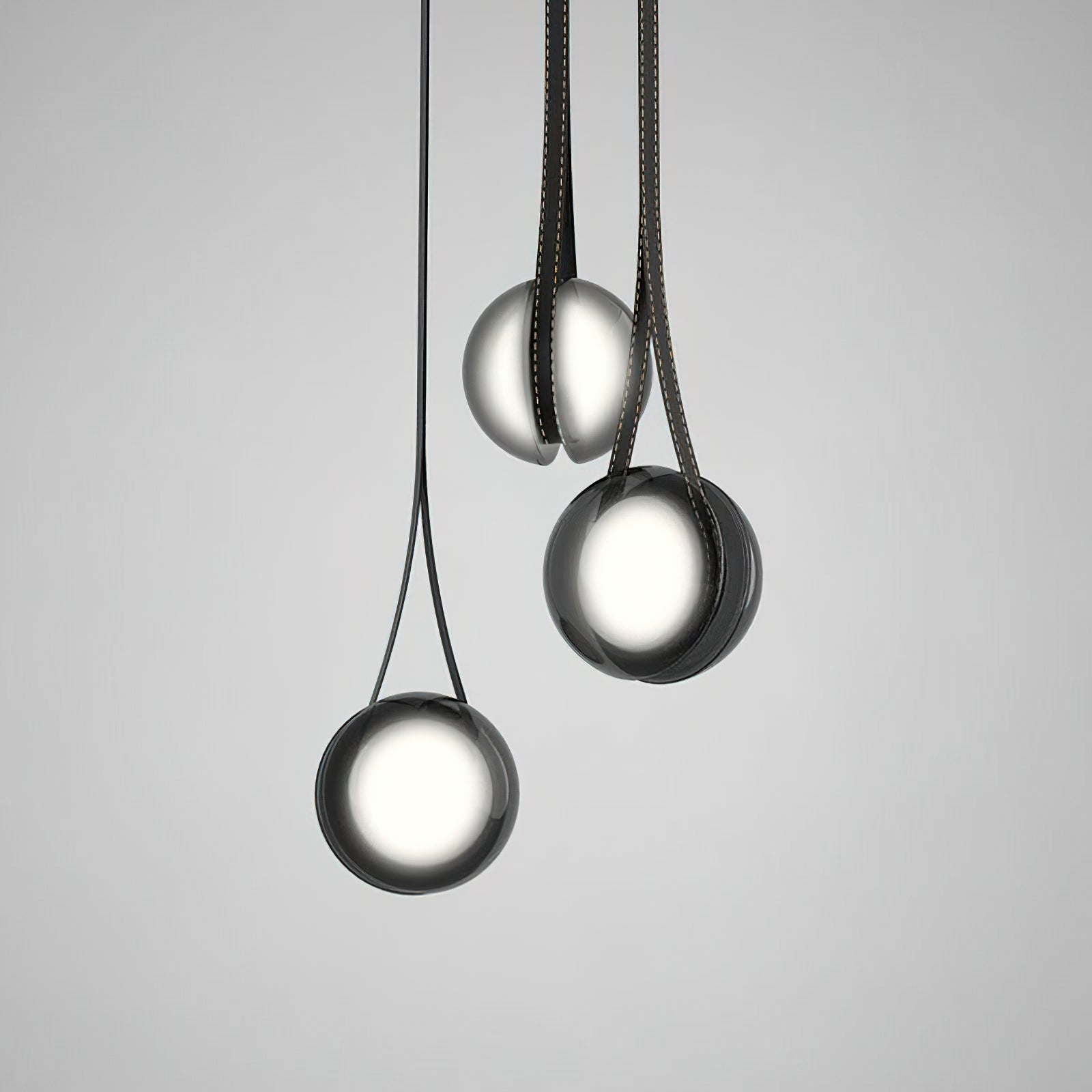 Modern Blackhole Glass Pendant Light Fixture - Elegant Ceiling Lighting for Dining Room, Kitchen Island & Bedroom Decor