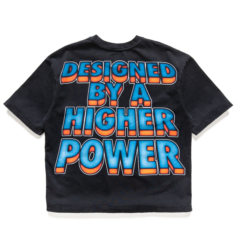 Godspeed New York Galaxsee Graphic T-Shirt - Black Wash Vintage Style Cotton Tee for Men | Casual Streetwear, Urban Fashion & Everyday Wear
