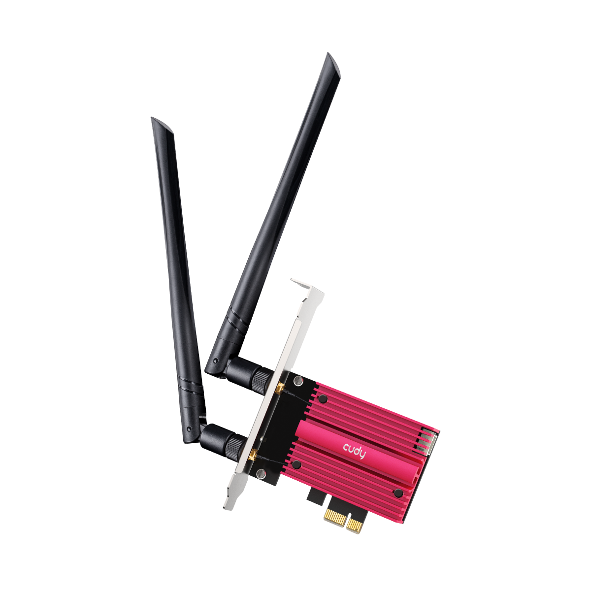 Cudy WE3000S AX5400 Tri-Band WiFi 6 PCIe Adapter with Bluetooth 5.3 for Gaming & 4K Streaming - High-Speed Wireless Network Card for PC Desktop & Laptop