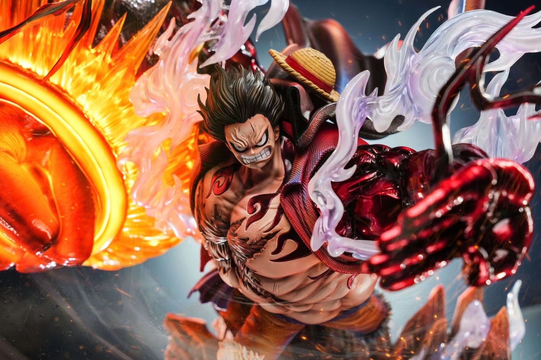 Reset Studio One Piece Luffy Gear Fourth King Kong Gun Action Figure - Perfect for Anime Collectors, Display, and Gift Giving