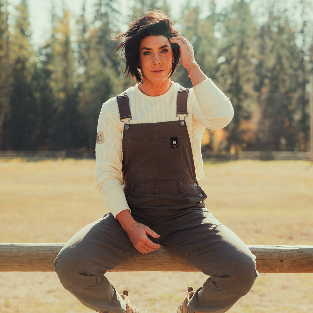Women's Forever Overalls - Classic Grey Denim Jumpsuit for Casual Wear, Work & Outdoor Activities