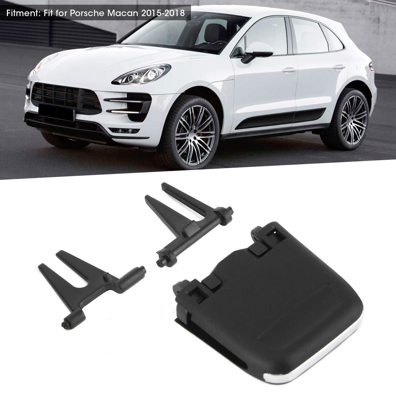 Porsche Macan (2015-2018) AC Vent Clip Repair Kit - Air Conditioning Vent Outlet Tab Replacement for Dashboard Side Front Vents - Fix Broken Airflow Direction Control