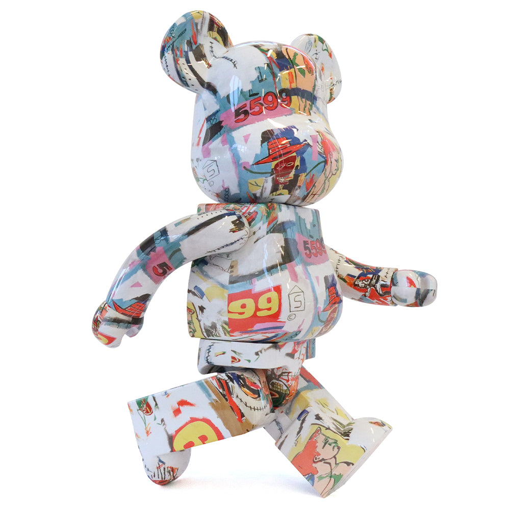 1000% Bearbrick Warhol X Basquiat 4 Limited Edition Designer Art Toy - Perfect for Collectors, Home Decor & Pop Culture Enthusiasts