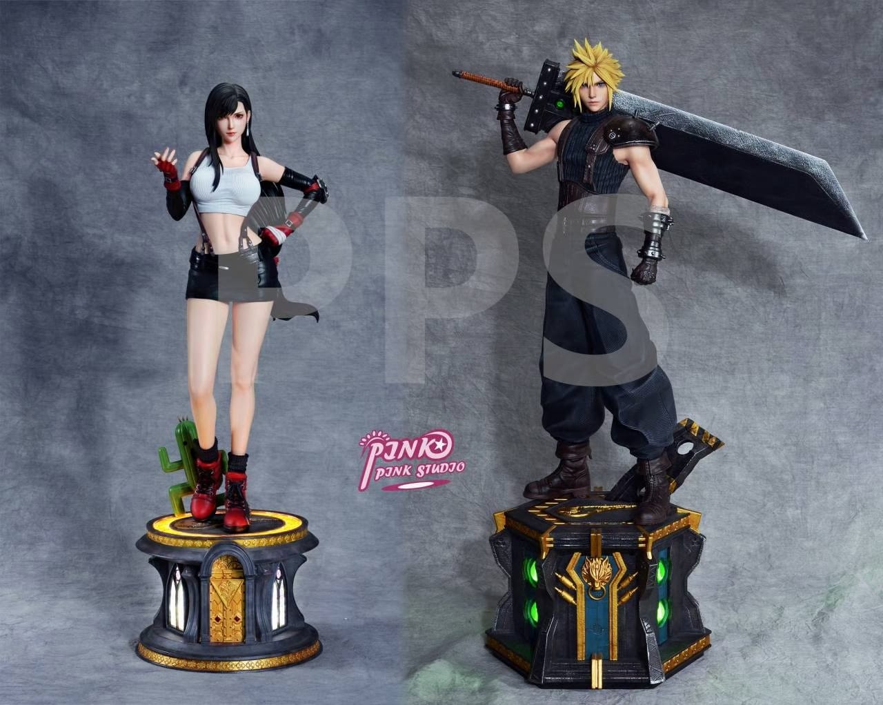 Pink Pink Studio Cloud Strife Cosplay Costume - Final Fantasy VII Advent Children Outfit for Halloween, Anime Conventions & Cosplay Events