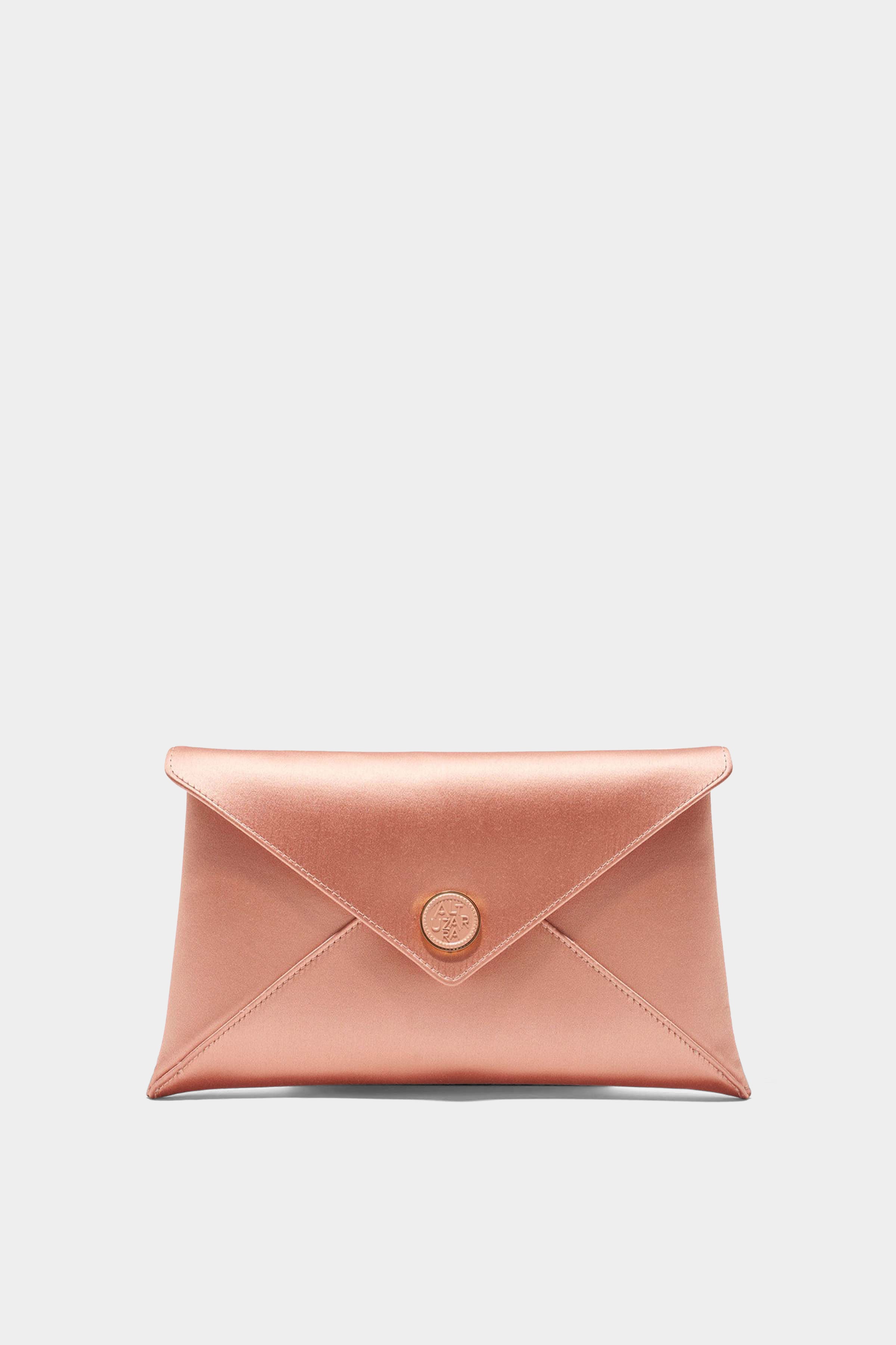 Elegant Satin Medallion Envelope Clutch - Women's Formal Evening Bag for Weddings, Parties & Special Occasions
