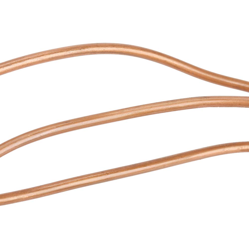 2M Soft Copper Tube Pipe 3mm OD x 2mm ID - Refrigeration Plumbing Supplies for HVAC, AC Repair & DIY Projects | Durable Flexible Copper Tubing for Coolant Lines & Gas Piping
