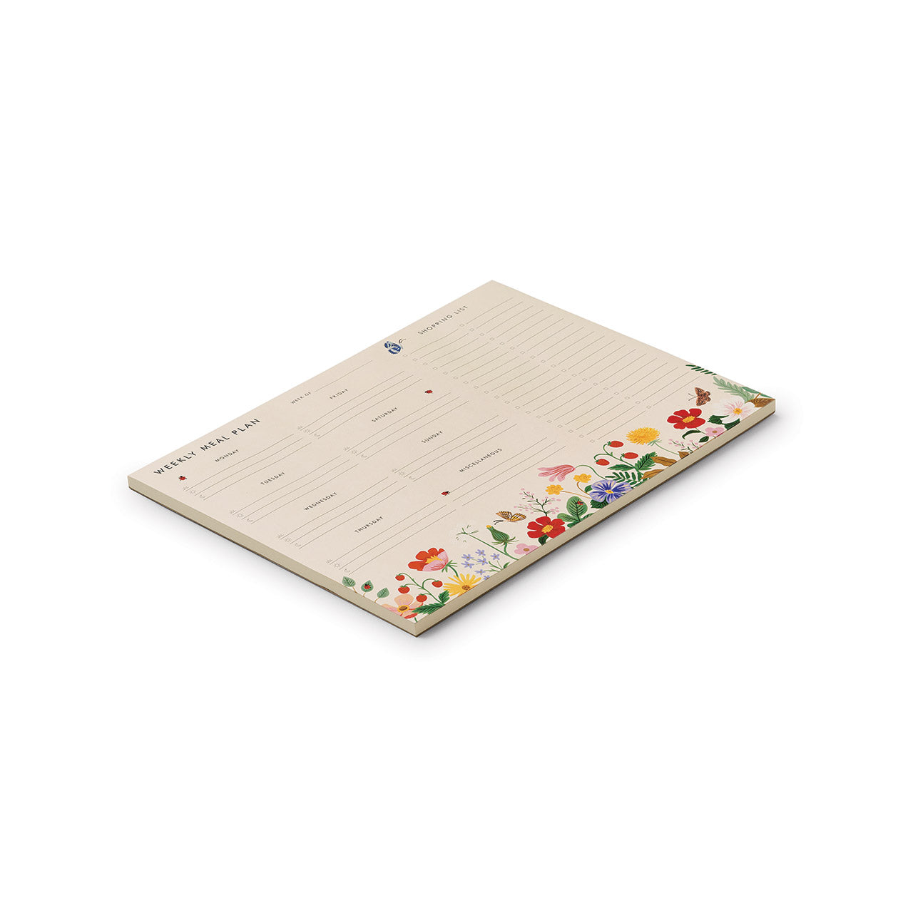 Strawberry Fields Weekly Meal Planner - Organize Your Healthy Eating Routine | Perfect for Meal Prep, Family Planning & Weight Loss Goals