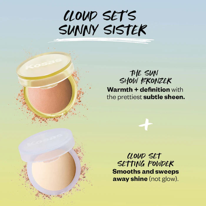 KOSAS Baked Bronzer - Talc-Free, Glowy Warmth for a Sun-Kissed Look | Perfect for Everyday Wear & Natural Makeup Looks