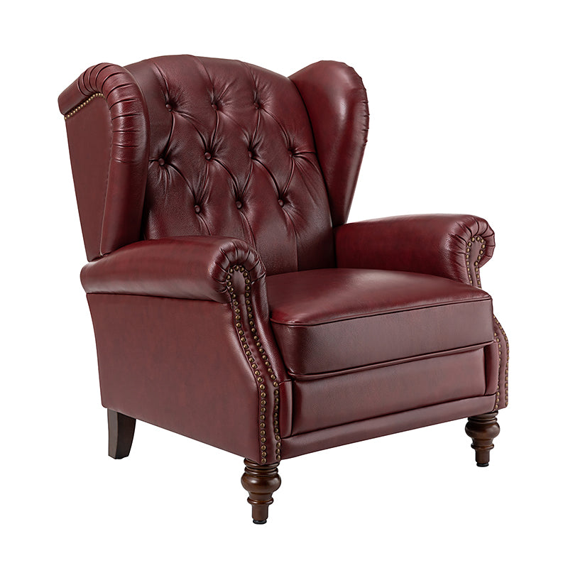 Premium Raquel Genuine Leather Armchair - Heavy Duty Solid Wood Frame - Luxury Living Room Seating for Home Office & Lounge Areas