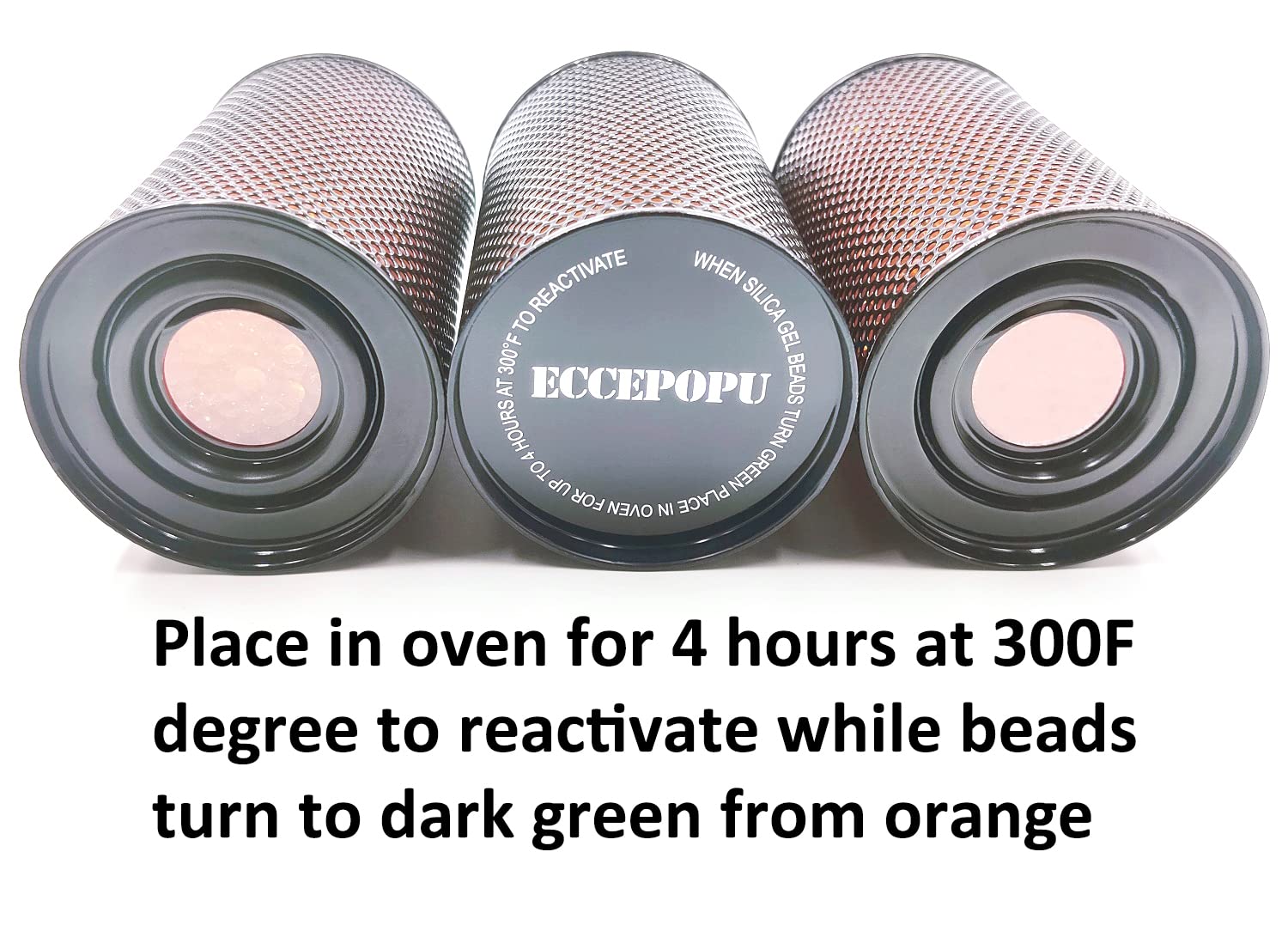 Rechargeable Mini Gun Safe Dehumidifier - 200G Reusable Desiccant Canister for Moisture Control in Storage, Closets, Cars & Cabinets | 3-Pack Gun Safe Accessories | Perfect for Firearm Protection, Ammo Storage & Humidity-Sensitive Items