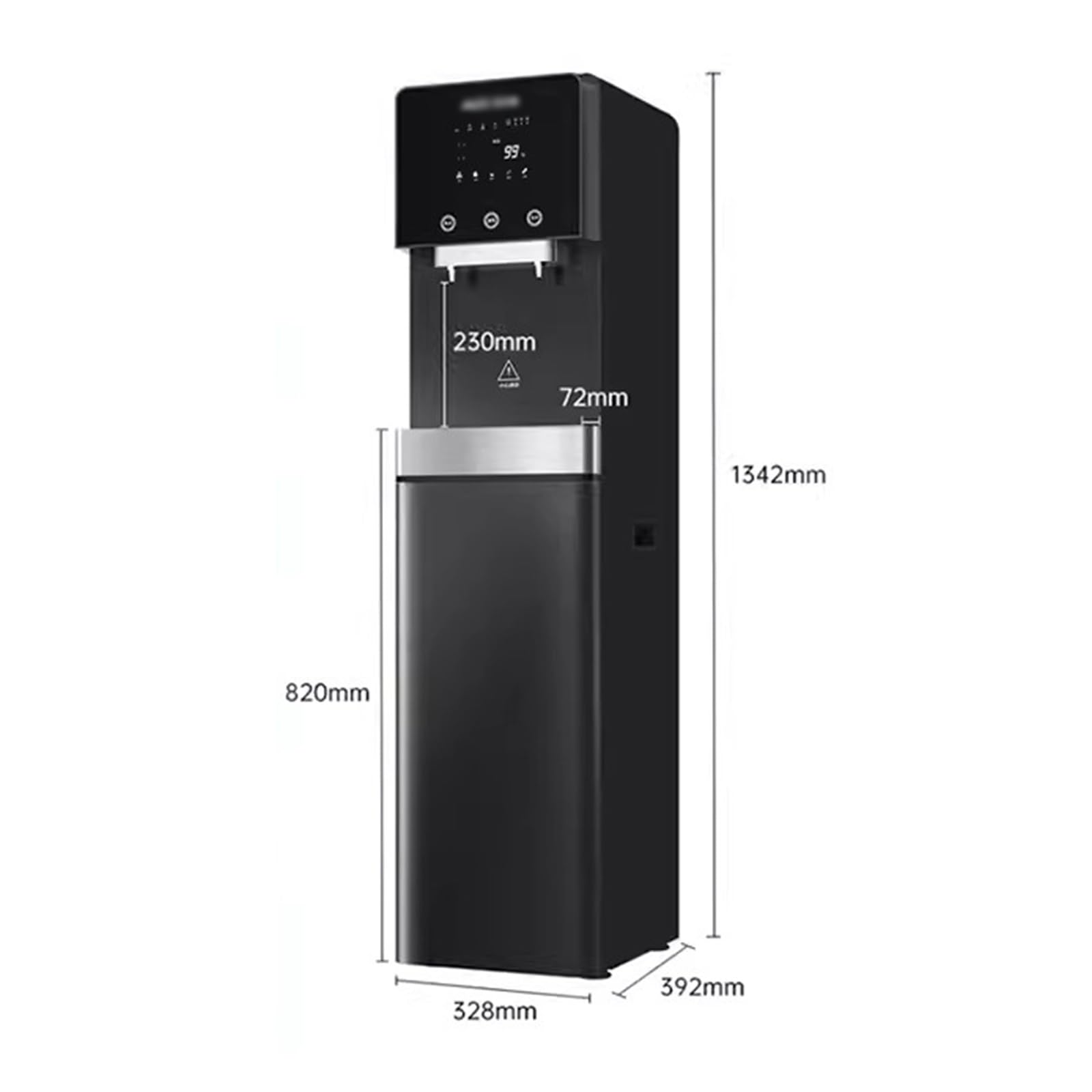 Instant Hot & Cold Water Dispenser for Home & Office - Desktop Water Purifier with Quick Heating Technology - Perfect for Coffee, Tea, and Instant Meals