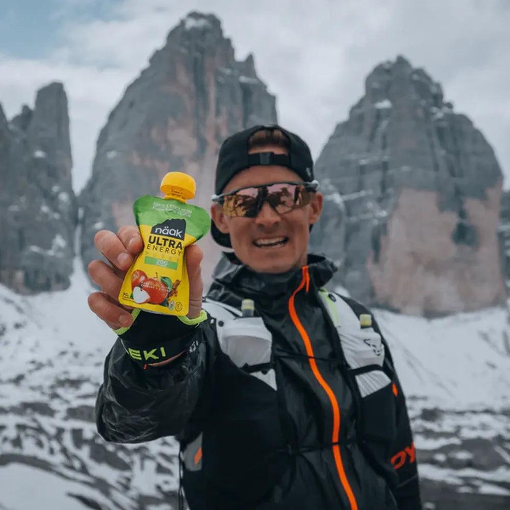 Naak Ultra Energy Puree - 200 Calorie Organic Apple Fruit Snack for Hiking, Running & Outdoor Adventures - Healthy On-the-Go Fuel for Athletes