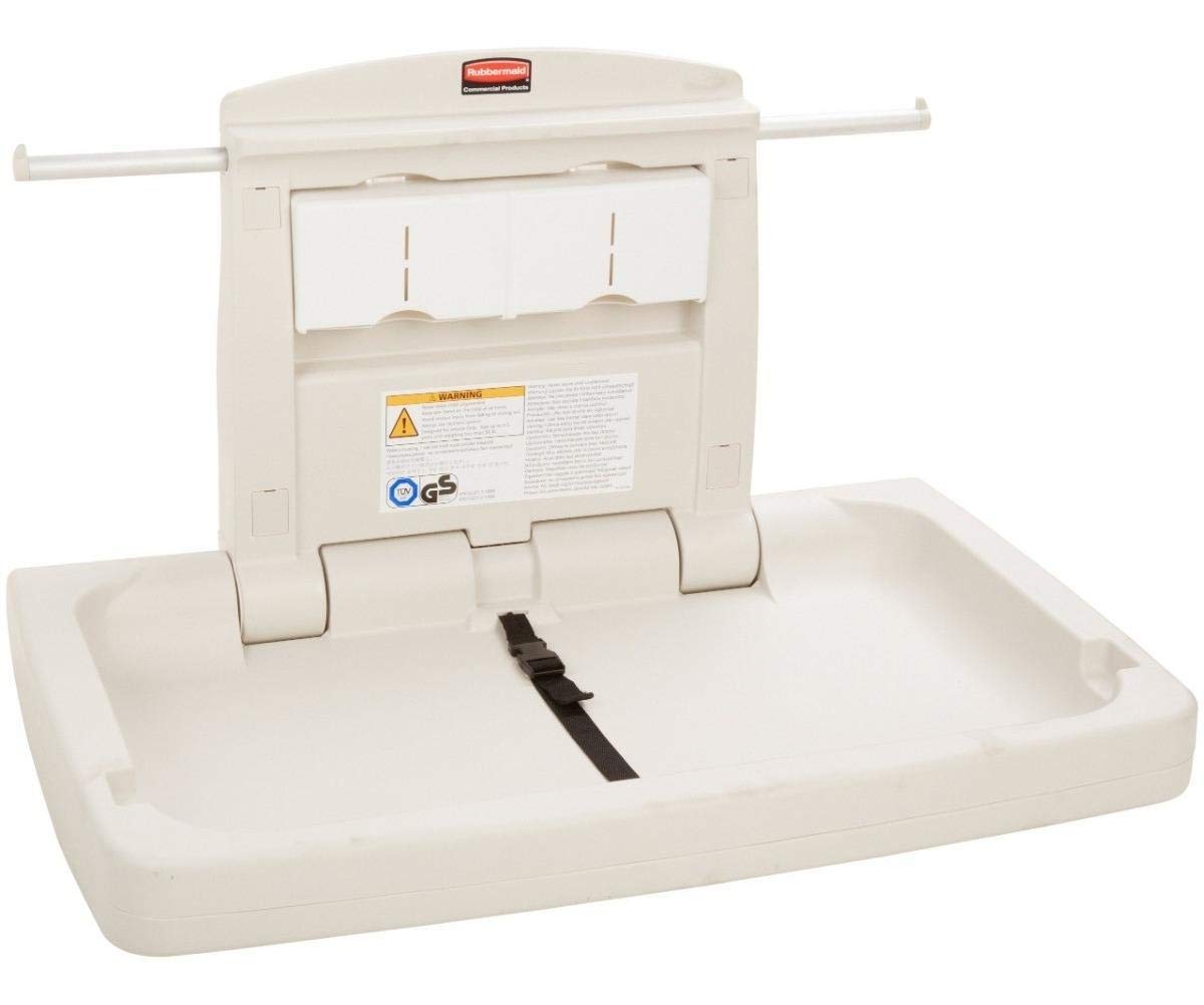 RCP781888 Baby Changing Station for Diaper Changing - Durable Wall-Mounted Baby Changing Table for Home, Nursery & Public Restrooms - Perfect for Parents & Caregivers
