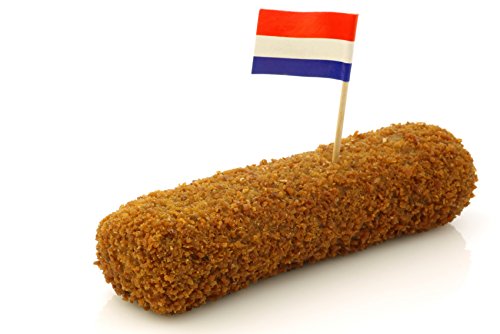 De Bourgondier Beef Croquettes 20 Pieces x 100g | Dutch Beef Croquettes | Frozen Snacks | Perfect for Air Fryer, Oven or Deep Fryer | Great for Parties, Game Nights & Quick Meals