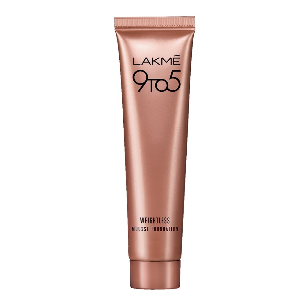 Lakmé 9 to 5 Weightless Mousse Foundation in Rose Ivory (6g) & Face It Compact in Pearl (9g) - Long-Lasting Matte Finish for Daily Office Wear & Evening Events