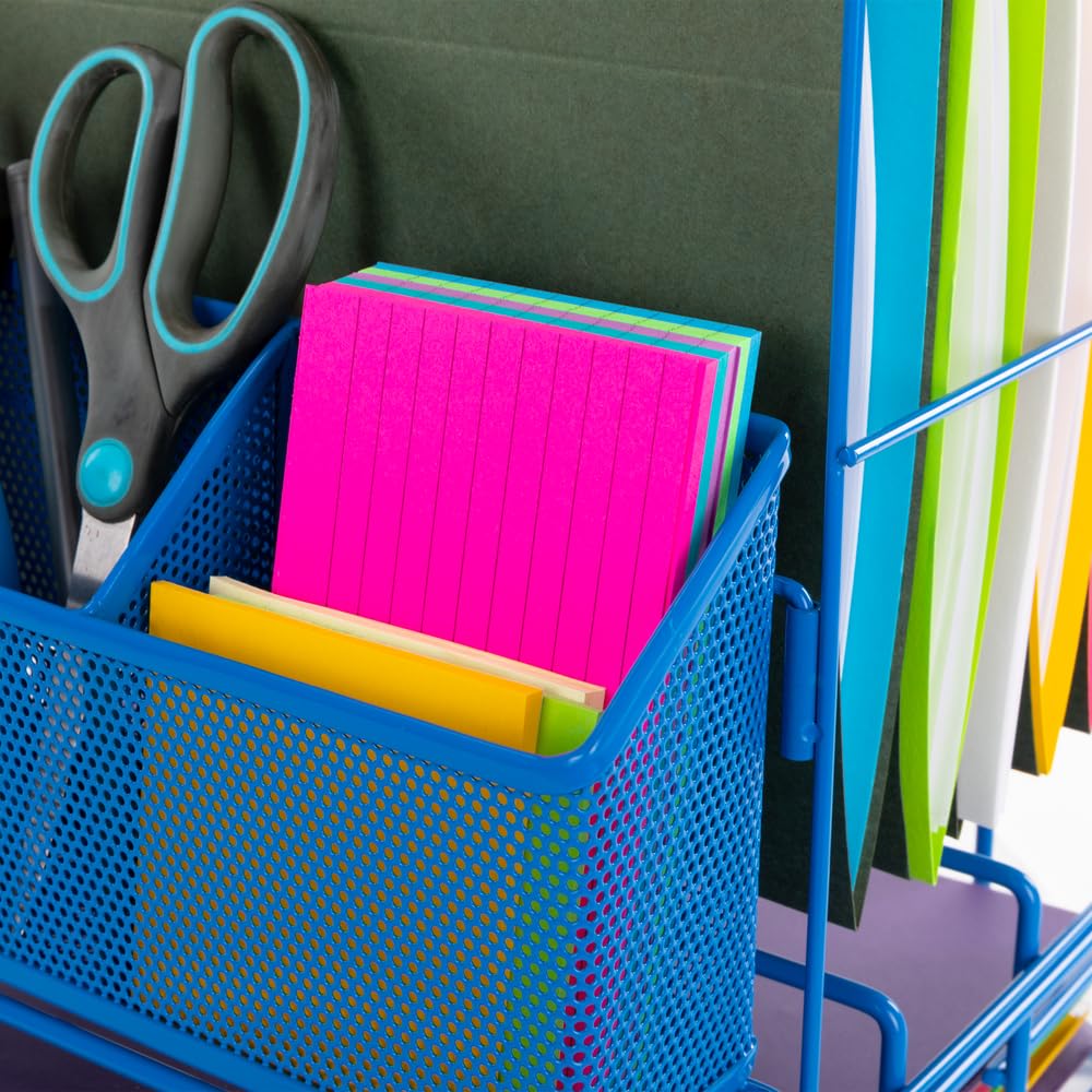 Desktop File Organizer - Multi-Purpose Office Organizer with File Folders, Letter Trays & Storage Compartments | Perfect for Home Office, Workspace & School Desk Organization