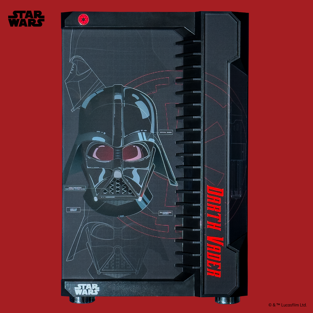 Geek Machine™ Star Wars Edition Darth Vader PC Gaming Case - Perfect for Star Wars Fans & Custom Gaming Rigs