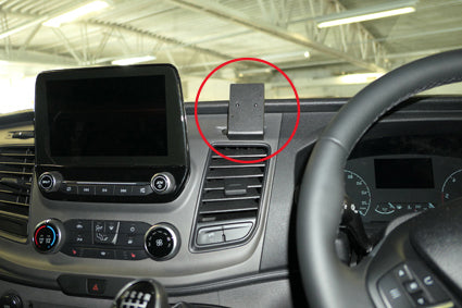 No-Hole Center Dash Mount for Ford Tourneo Custom (2019-2022) & Ford Transit Custom (2018.5-2023) & Ford Transit (2020-2024) - Easy Installation, Secure Phone Holder for Road Trips & Delivery Drivers