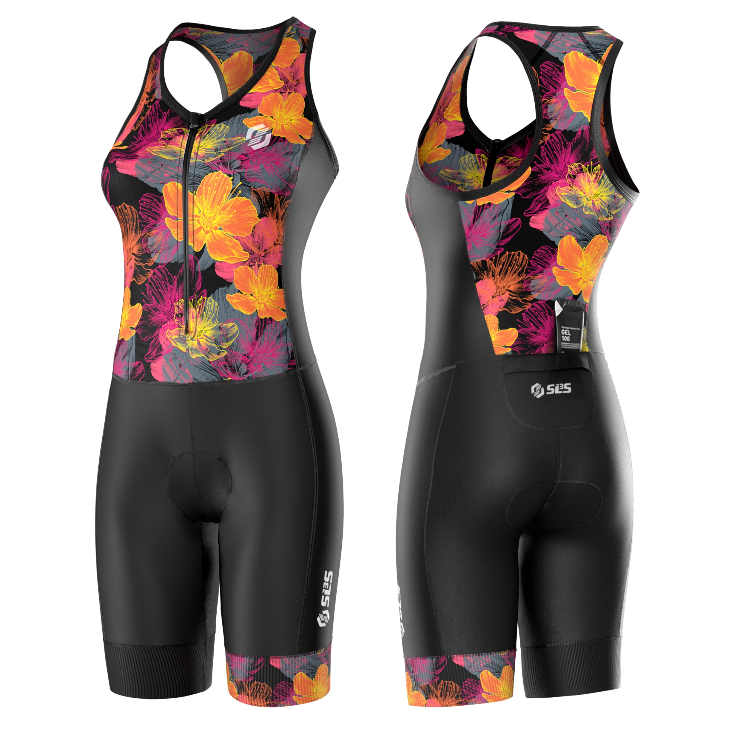 High-Performance Women's Triathlon Suit - Breathable One-Piece Trisuit for Swimming, Cycling & Running - No Shelf Bra - Ideal for Ironman & Sprint Triathlons