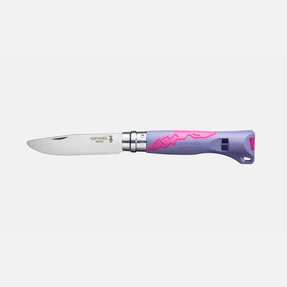 Opinel No.07 Outdoor Junior Pocket Knife - Compact Folding Knife for Camping, Hiking & Everyday Carry (EDC) - Perfect Gift for Kids & Beginners