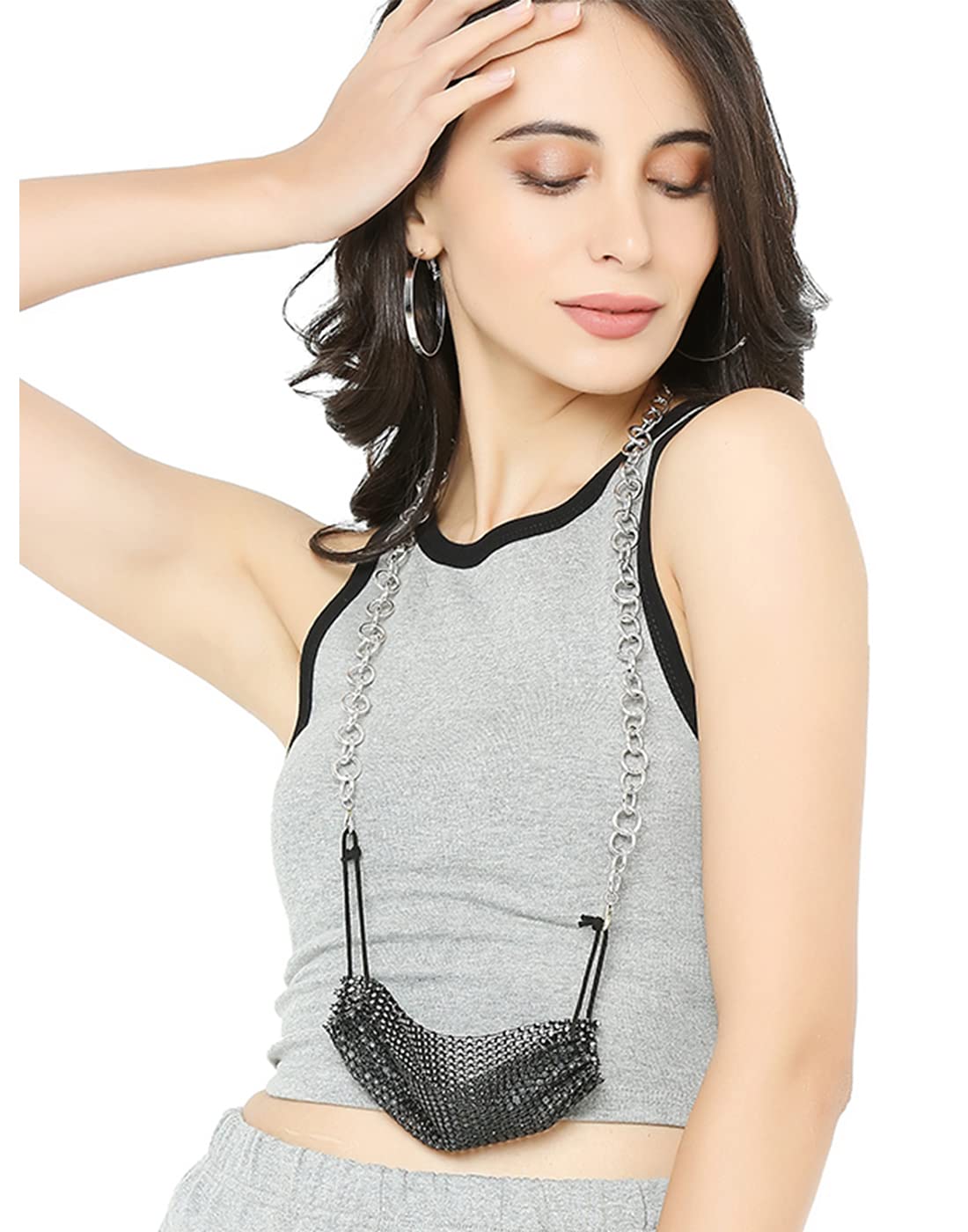 BLANCD Women's Cotton Lycra Blend Solid Tank Top - Comfortable Stretchy Casual Sleeveless Shirt for Summer, Workout, Yoga & Everyday Wear