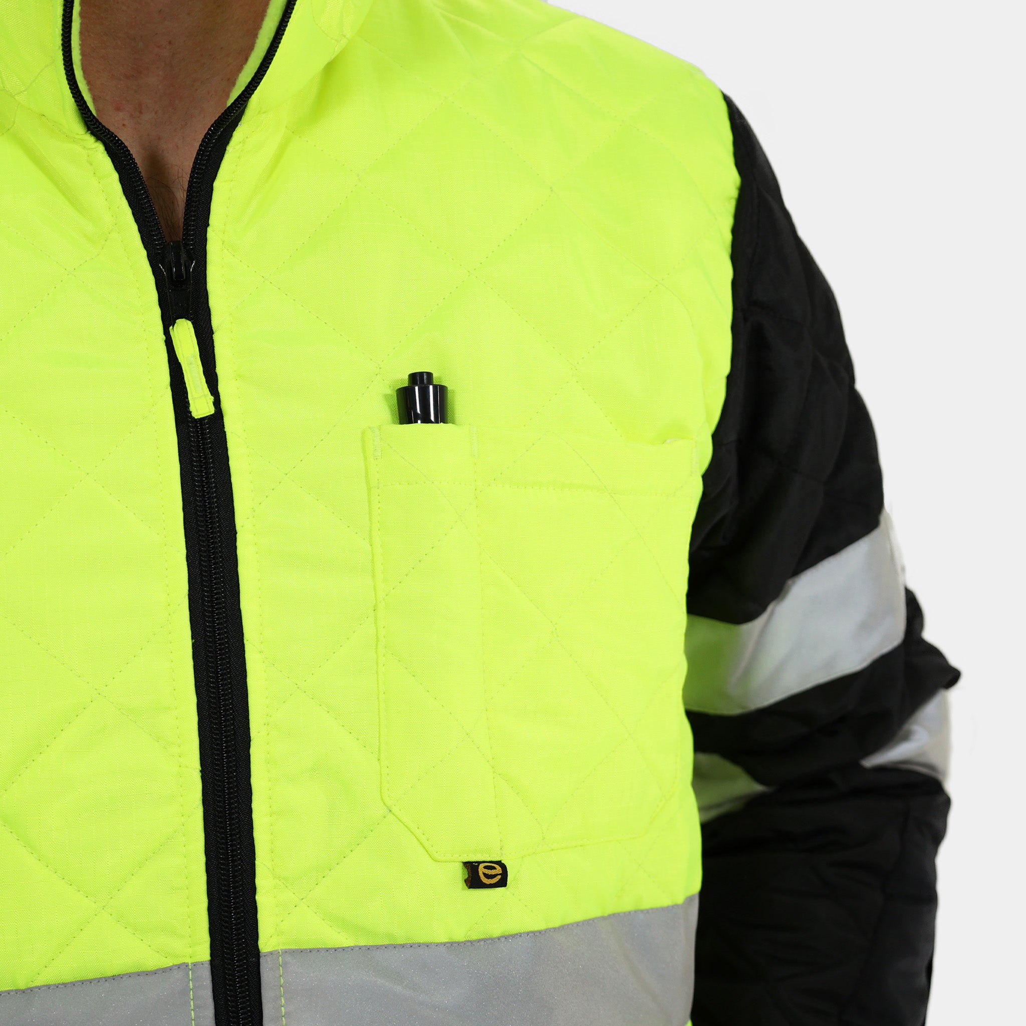 Agile Jacket for Men - Lightweight Waterproof Windbreaker - Bright Yellow Outdoor Hiking Jacket - Perfect for Running, Cycling & Travel Adventures